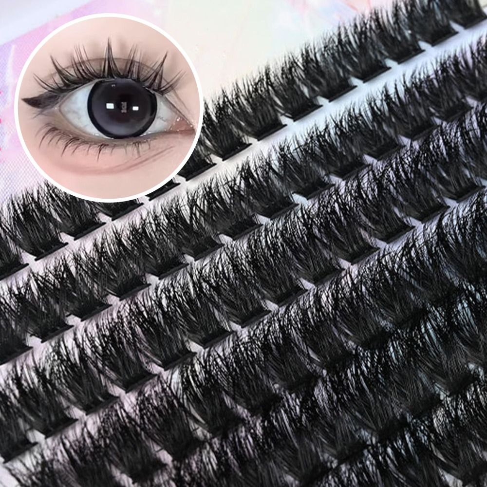 Eyelash Extension Wispy Look - رموش صناعية ذات مظهر طبيعي بتصميم