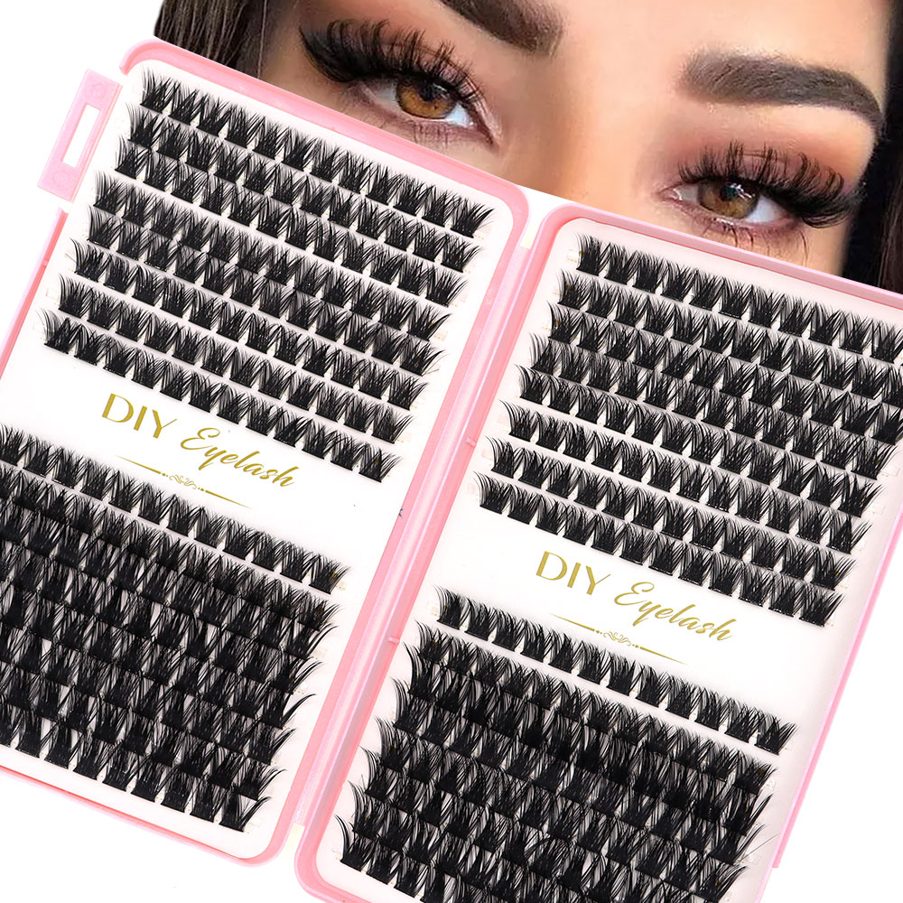 Eyelash Extension Home Service - مجموعة تمديد الرموش المنزلية ذاتية الصنع