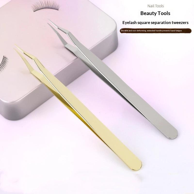 Eyelash Extension Home Service - مجموعة ملاقط من الفولاذ المقاوم للصدأ