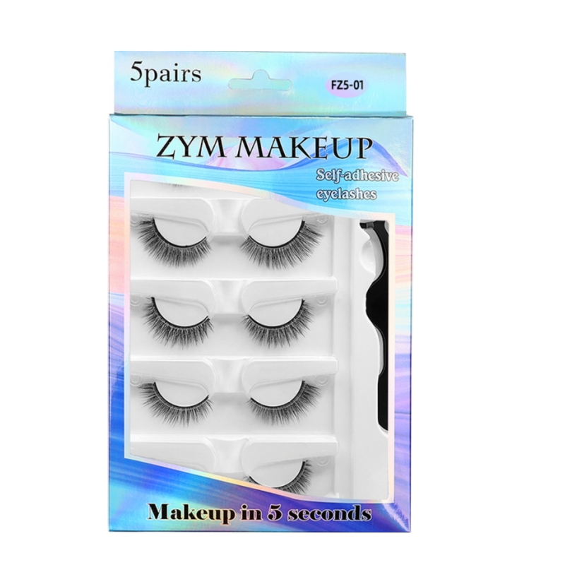 5 أزواج من الرموش الصناعية الخ - مراجعة Sensitive Lash Glue وسعره