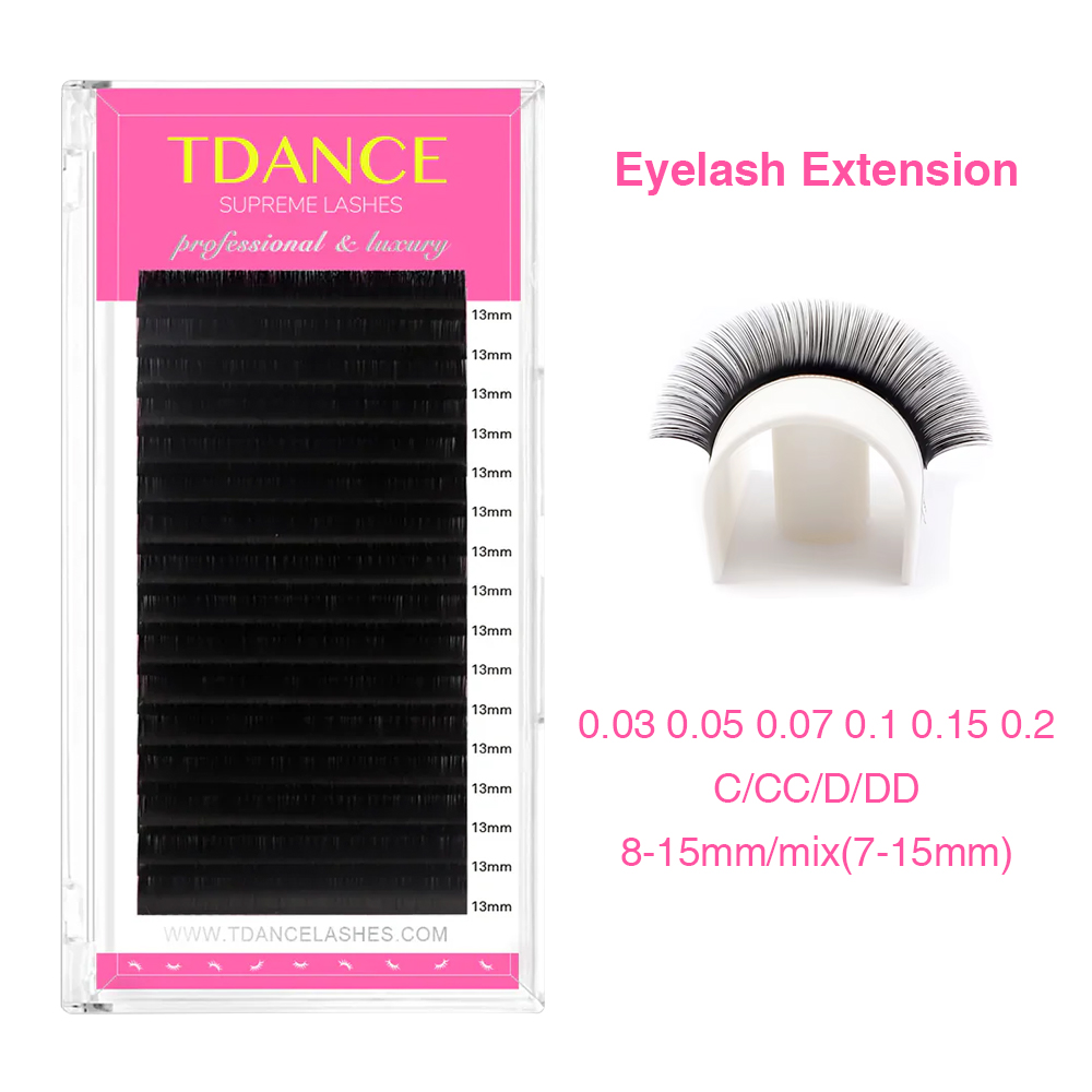 TDANCE رمش تمديد 16 صفوف كوريا - مراجعة Eyelash Extension Korea وسعره