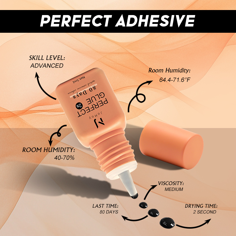 JOMAY رمش تمديد الغراء 0.3-2 ث - مراجعة Sensitive Lash Glue وسعره