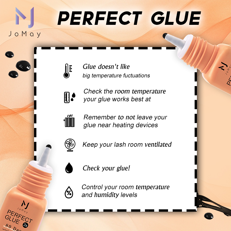 JOMAY رمش تمديد الغراء 0.3-2 ث - مراجعة Sensitive Lash Glue وسعره