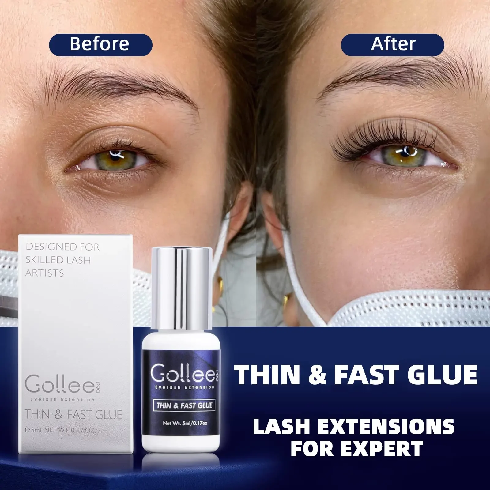 غراء رموش جولي للعيون الحساسة  - مراجعة Sensitive Lash Glue وسعره