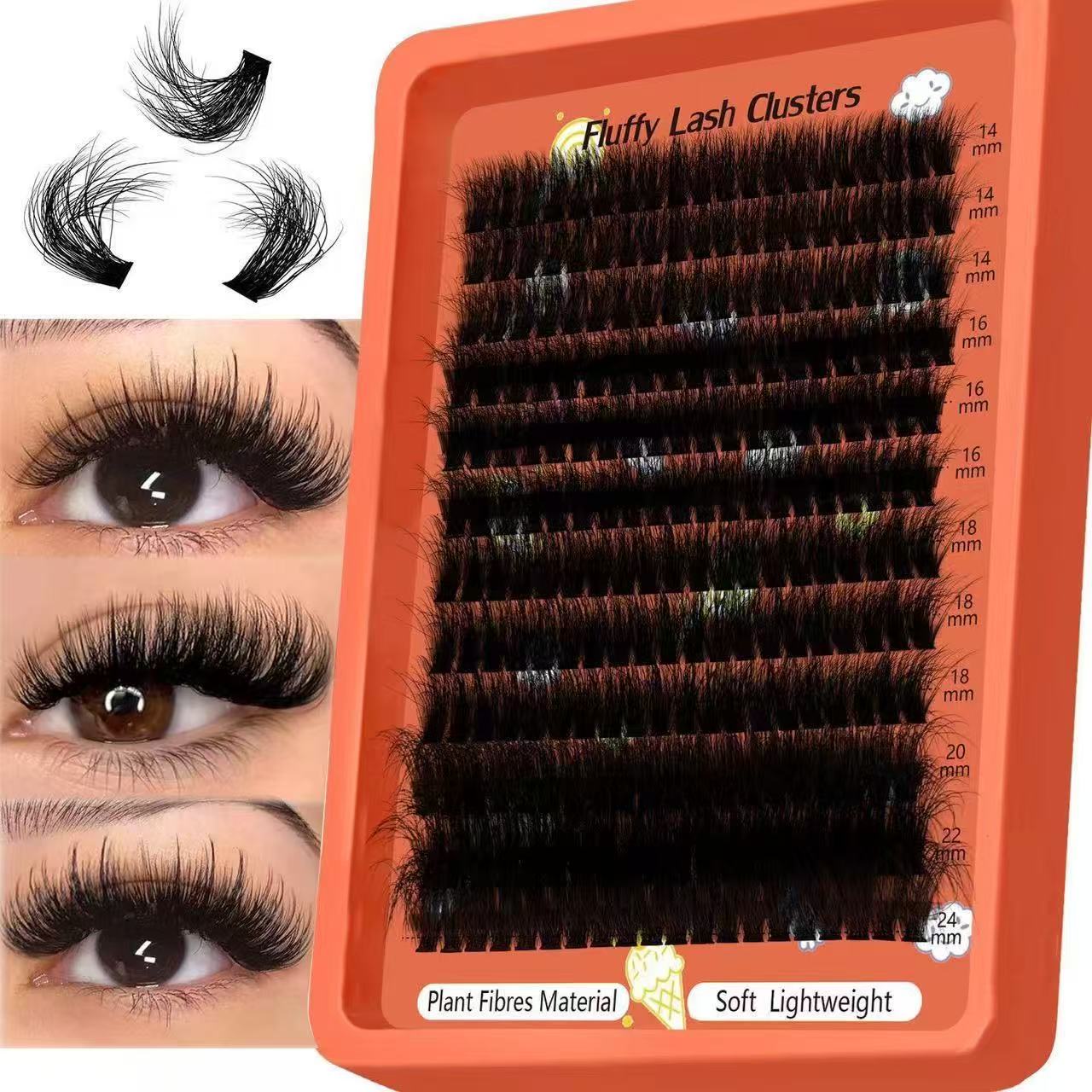 رموش كثيفة 80D-100D، رموش 8D ب - مراجعة Eyelash Extension Home Service وسعره