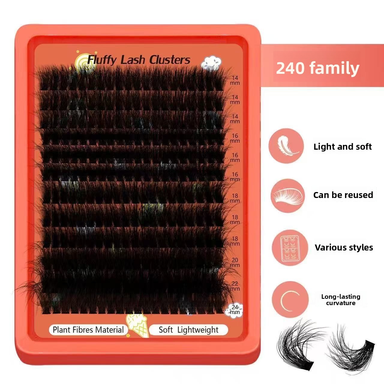 رموش كثيفة 80D-100D، رموش 8D ب - مراجعة Eyelash Extension Home Service وسعره