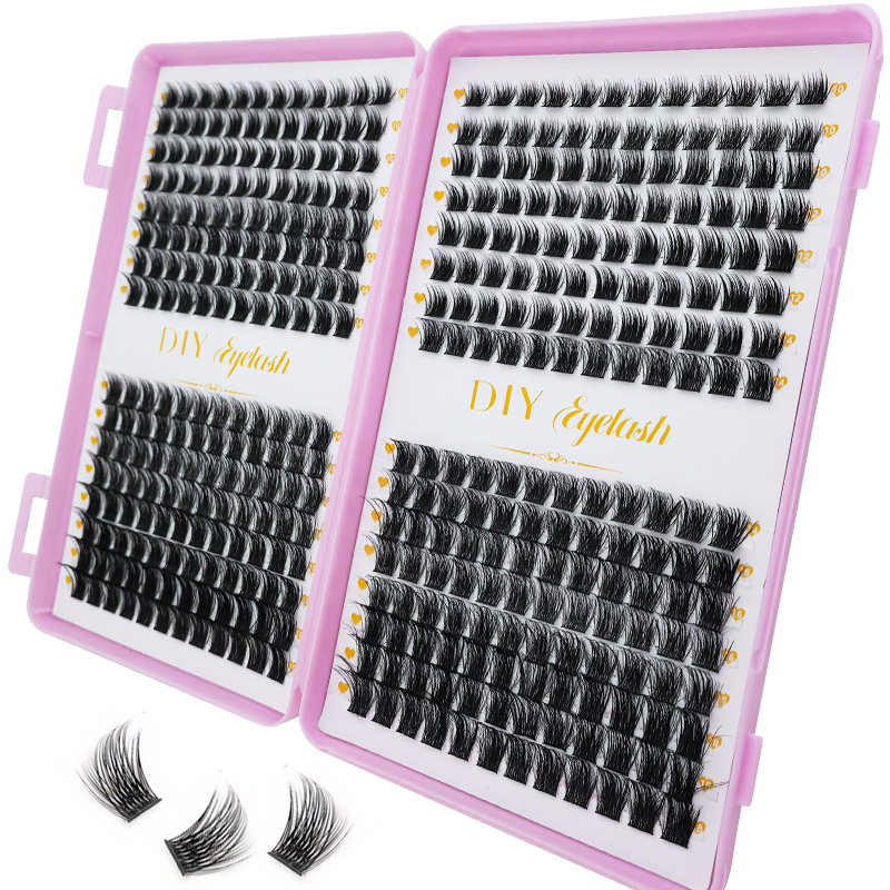 384 قطعة من كتاب تمديد الرموش  - مراجعة Eyelash Extension Home Service وسعره