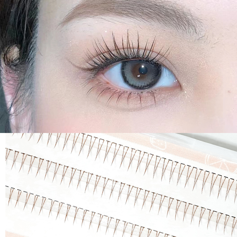 J حليقة على شكل حرف V تحت رمش  - مراجعة Eyelash Extension Korea وسعره