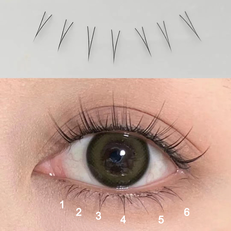 J حليقة على شكل حرف V تحت رمش  - مراجعة Eyelash Extension Korea وسعره