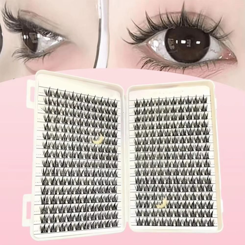 رموش صناعية بمظهر طبيعي مع تصم - مراجعة Eyelash Extension Wispy Look وسعره