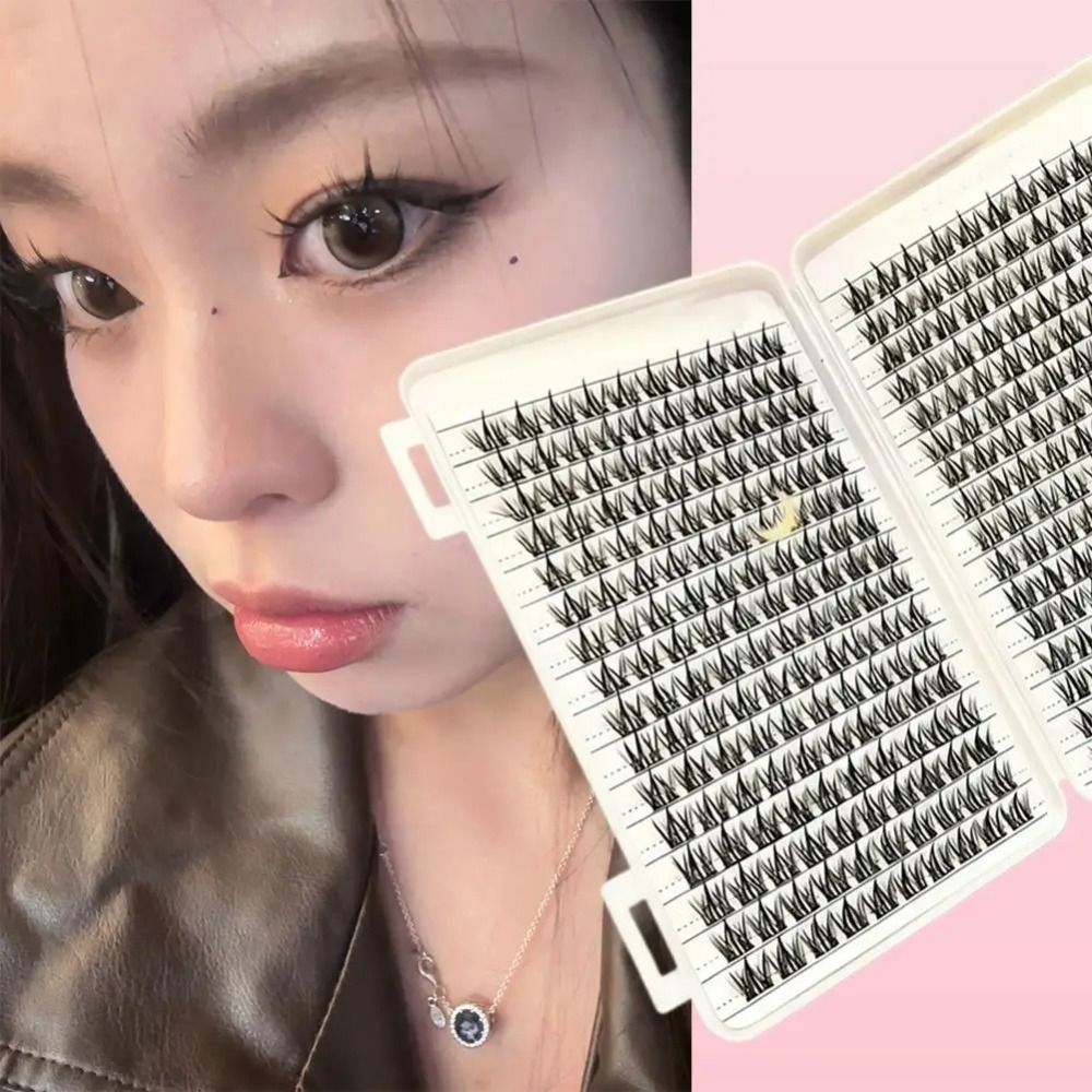 رموش صناعية بمظهر طبيعي مع تصم - مراجعة Eyelash Extension Wispy Look وسعره