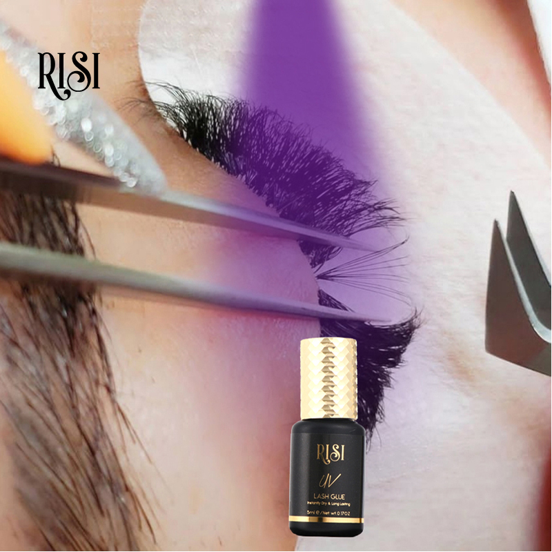 صمغ لوصلات تمديد العين UV سريع - مراجعة Sensitive Lash Glue وسعره