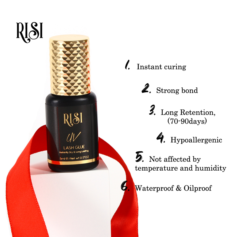 صمغ لوصلات تمديد العين UV سريع - مراجعة Sensitive Lash Glue وسعره