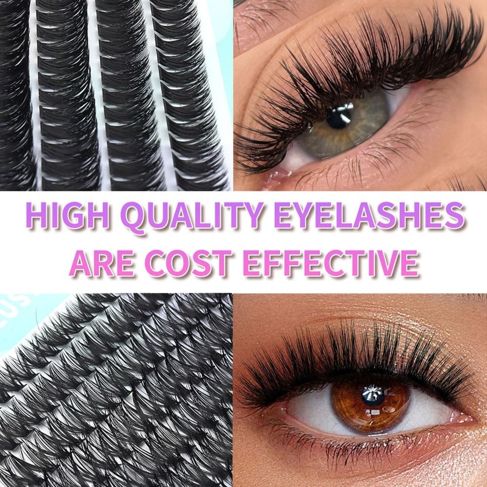 رموش صناعية بمظهر طبيعي، مجموع - مراجعة Eyelash Extension Wispy Look وسعره