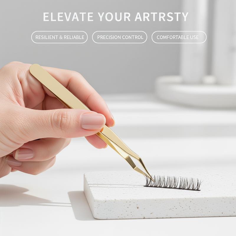 مجموعة ملاقط من الفولاذ المقاو - مراجعة Eyelash Extension Home Service وسعره