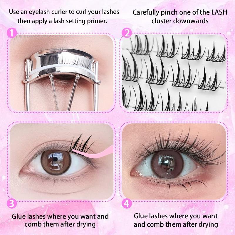 رموش صناعية طبيعية ناعمة قابلة - مراجعة Sensitive Lash Glue وسعره
