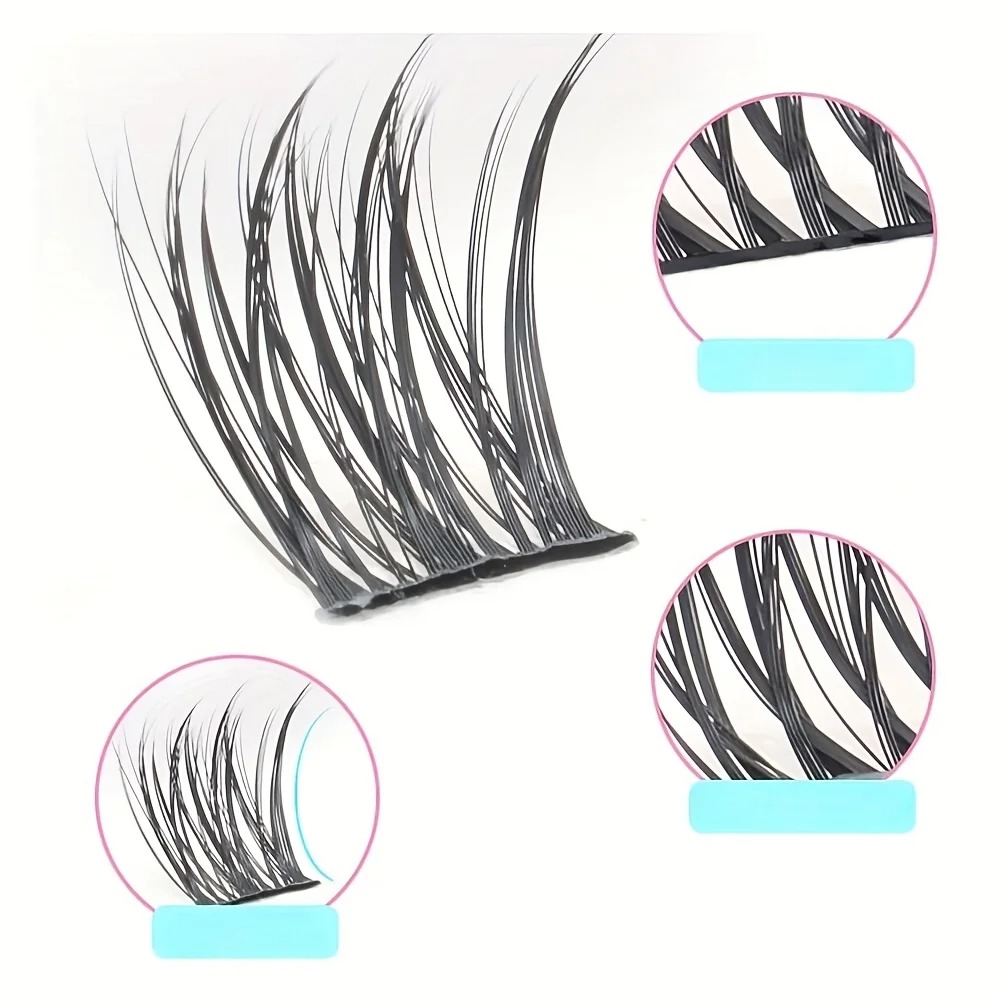 384 قطعة من الرموش الفردية الم - مراجعة Eyelash Extension Home Service وسعره