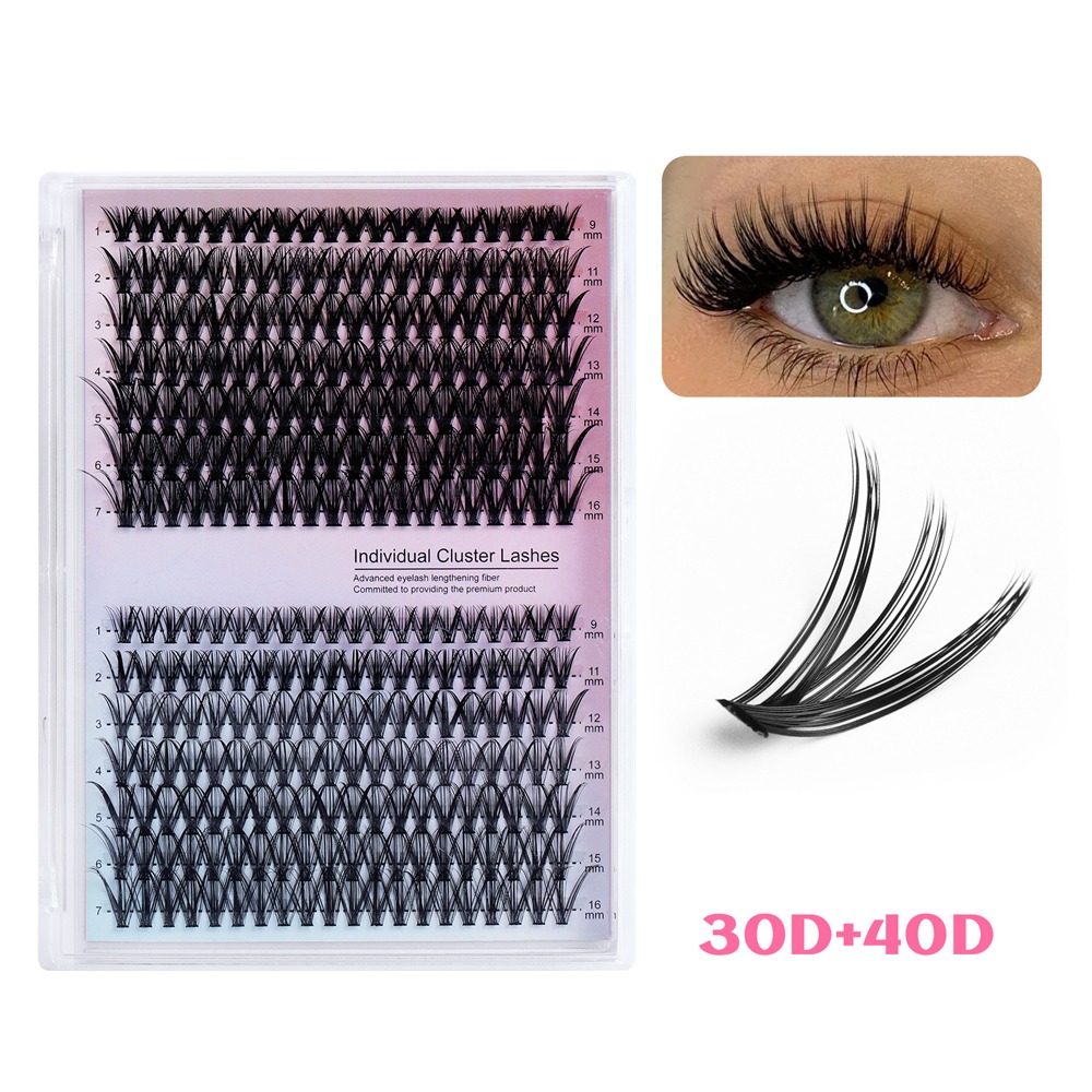 رموش صناعية بمظهر طبيعي مع لاص - مراجعة Eyelash Extension Wispy Look وسعره