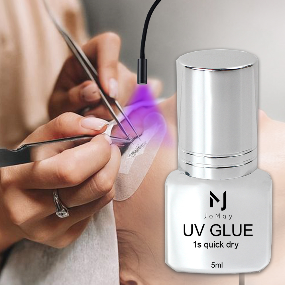 JOMAY الغراء رمش تمديد UV الغر - مراجعة Sensitive Lash Glue وسعره