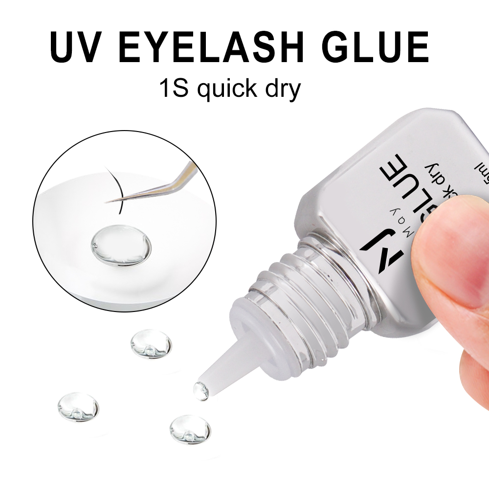 JOMAY الغراء رمش تمديد UV الغر - مراجعة Sensitive Lash Glue وسعره