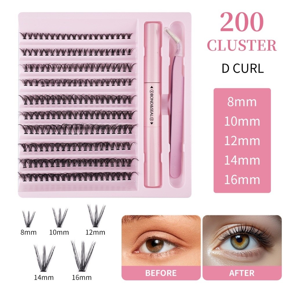 رموش صناعية عالية الجودة بتصمي - مراجعة Eyelash Extension Wispy Look وسعره