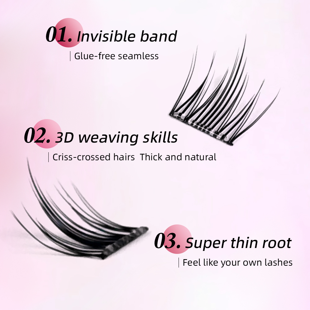 Yelix DIY رموش عنقودية ذاتية ا - مراجعة Eyelash Extension Korea وسعره