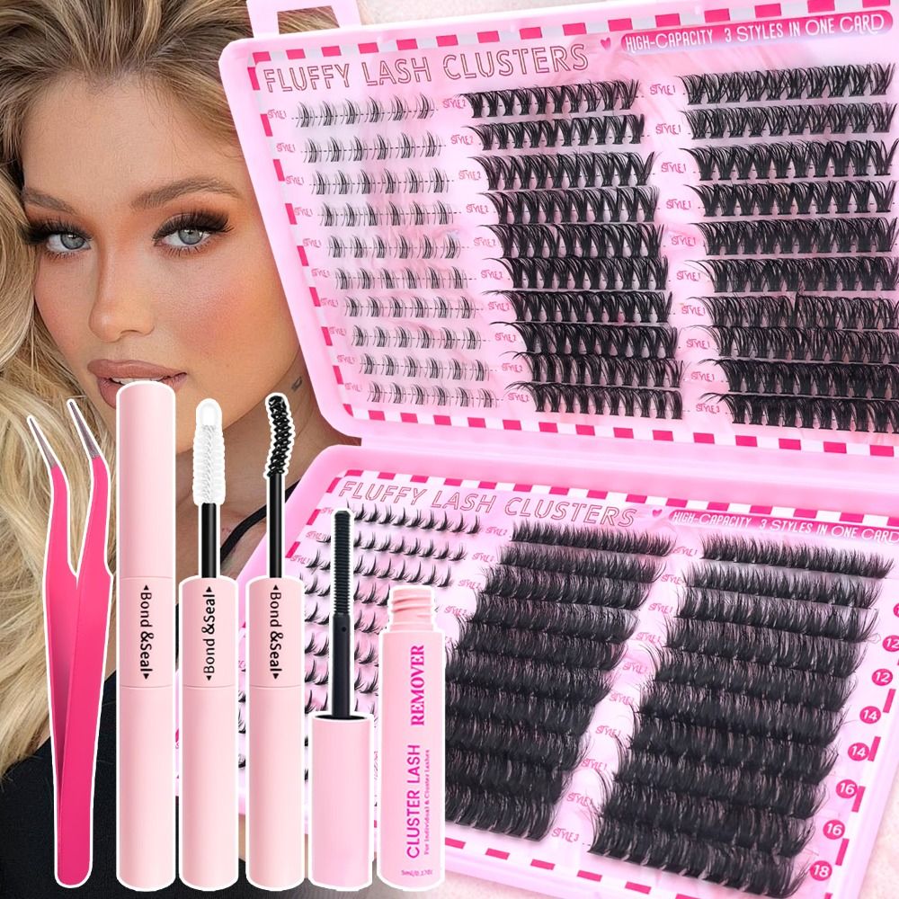 رموش صناعية بمظهر طبيعي، مجموع - مراجعة Eyelash Extension Wispy Look وسعره