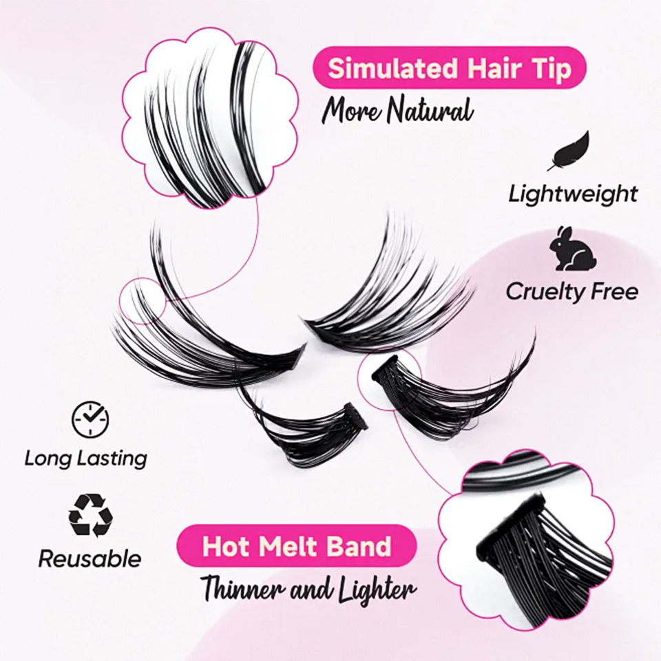 رموش صناعية قابلة للتركيب بنفس - مراجعة Eyelash Extension Home Service وسعره