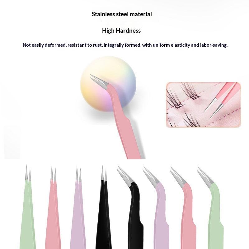 ملقط جديد من الفولاذ المقاوم ل - مراجعة Eyelash Extension Home Service وسعره